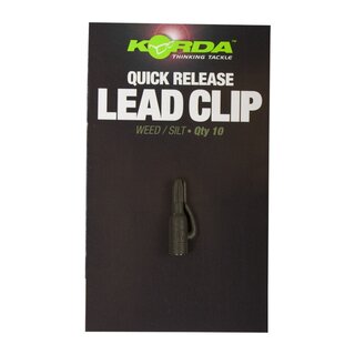 Korda Quick Release Lead Clips Gravel / Clay