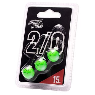 Monkey Hook 2/0 Green 12g