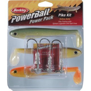 Berkley Powerbait Power Pack Pike Kit Hollow Belly