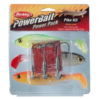 Berkley Powerbait Power Pack Pike Kit Mullet Shad
