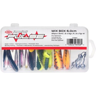 Berkley Powerbait Pulse Shad Box 6cm incl. Jigheads 20/4