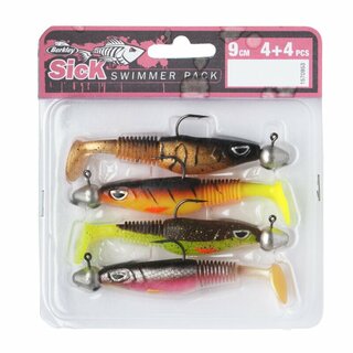 Berkley Sick Swimmer Pack Prerigged Bismuth