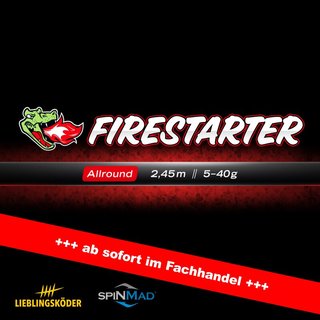 Lieblingskder FIRESTARTER Allround 2,45m 5-40g