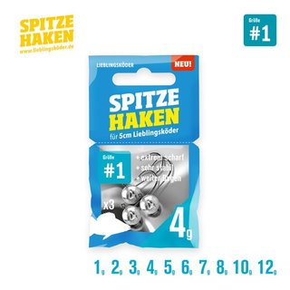 Lieblingskder Spitze Haken #1 - verschiedene Gewichte