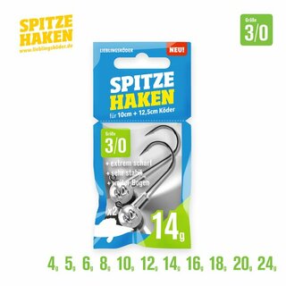 Lieblingskder Spitze Haken 3/0 - verschiedene Gewichte