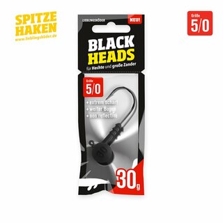 Lieblingskder Spitze Haken Blackheads 5/0 - verschiedene Gewichte